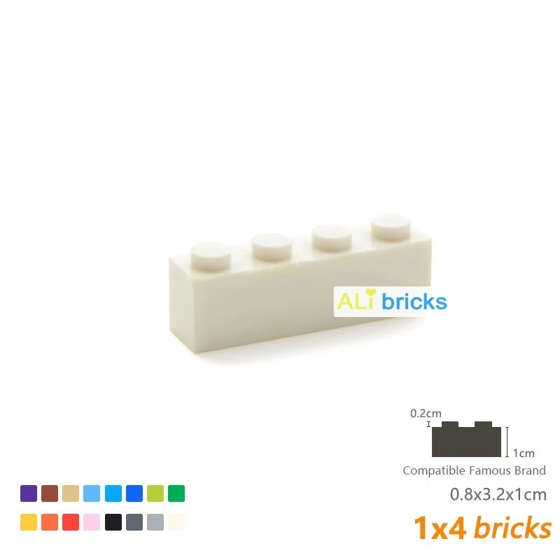 [50G] 3010 Small Particle Splicing Technology Building Blocks 1X4 Basic Bricks Compatible With Lego Moc Spare Parts - Image 4